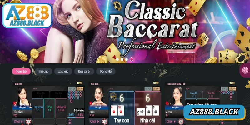 Casino AZ888 là sảnh giải trí trực tuyến phát triển mạnh mẽ nhất